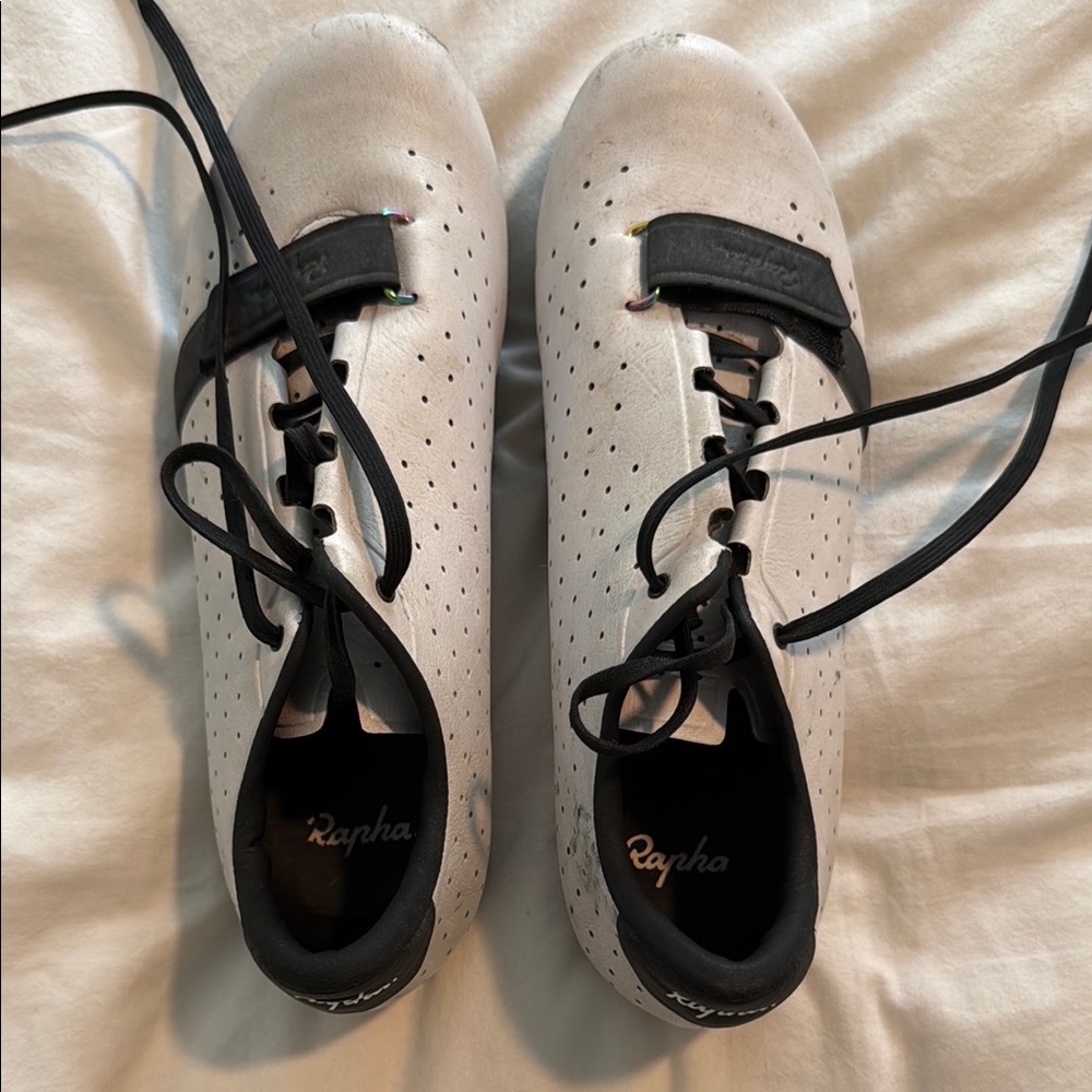 Rapha Athletic Shoes White and Black Classic Design